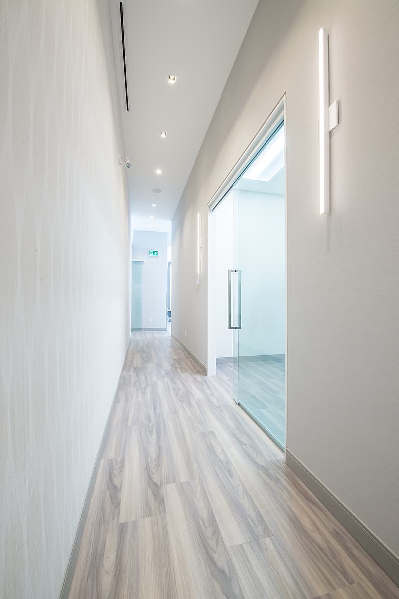 Quiet hallway inside Edgemont Dental Clinic